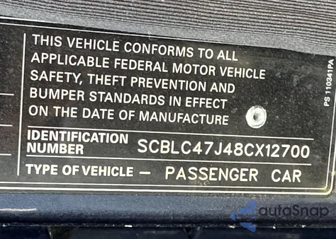 2008 Bentley Arnage R from USA, damaged, VIN SCBLC47J48CX12700
